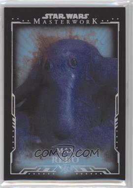 2015 Topps Star Wars Masterwork - [Base] - Blue Metallic #44 - Max Rebo /299