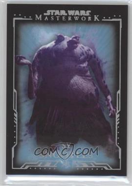 2015 Topps Star Wars Masterwork - [Base] - Blue Metallic #45 - Sy Snootles /299