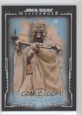 2015 Topps Star Wars Masterwork - [Base] - Blue Metallic #61 - Tusken Raider /299