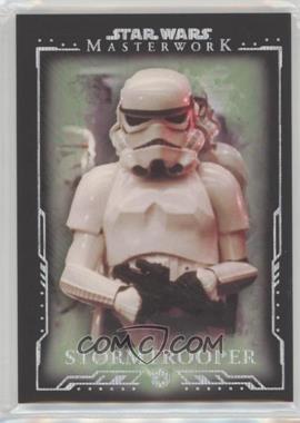 2015 Topps Star Wars Masterwork - [Base] - Green Metallic #37 - Stormtrooper /50