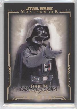 2015 Topps Star Wars Masterwork - [Base] - Silver Metallic #1 - Darth Vader /99