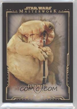 2015 Topps Star Wars Masterwork - [Base] - Silver Metallic #46 - Droopy McCool /99