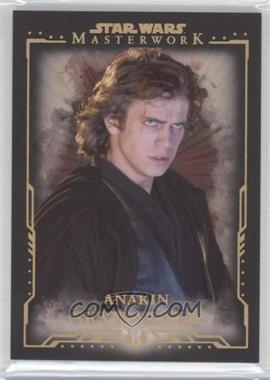 2015 Topps Star Wars Masterwork - [Base] - Silver Metallic #53 - Anakin Skywalker /99