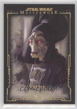 2015 Topps Star Wars Masterwork - [Base] - Silver Metallic #65 - Rune Haako /99