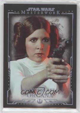 2015 Topps Star Wars Masterwork - [Base] #4 - Princess Leia Organa