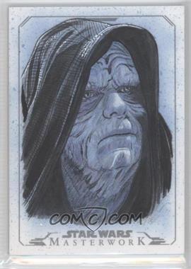 2015 Topps Star Wars Masterwork - Sketch Cards #_DABE - Dan Bergren /1