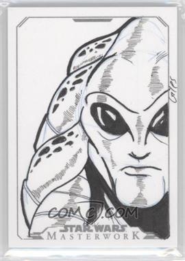 2015 Topps Star Wars Masterwork - Sketch Cards #_PAGI - Patrick Giles /1