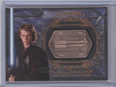 2015 Topps Star Wars Masterwork - Weapons Lineage Medallions - Bronze #ASL.1 - Anakin Skywalker, Anakin Skywalker's Lightsaber /129