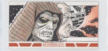 2015 Topps Star Wars: Revenge of the Sith 3D Widevision - Sketch Cards #UNAR - Unknown Artist /1