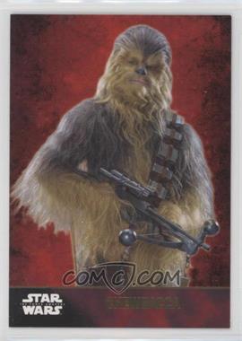 2015 Topps Star Wars: The Force Awakens Series 1 - [Base] - Gold #25 - Chewbacca /100