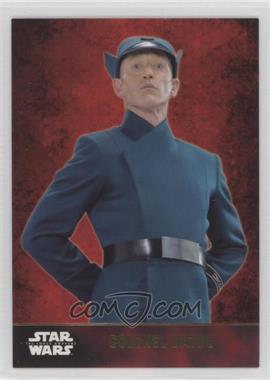 2015 Topps Star Wars: The Force Awakens Series 1 - [Base] - Gold #49 - Colonel Datoo /100