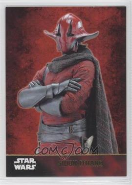 2015 Topps Star Wars: The Force Awakens Series 1 - [Base] - Gold #52 - Sidon Ithano /100