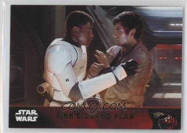 2015 Topps Star Wars: The Force Awakens Series 1 - [Base] - Gold #85 - Storyline - Finn's grand plan /100