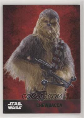 2015 Topps Star Wars: The Force Awakens Series 1 - [Base] - Lightsaber Green #25 - Chewbacca