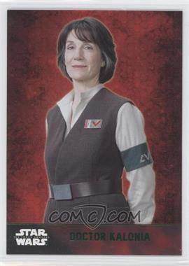 2015 Topps Star Wars: The Force Awakens Series 1 - [Base] - Lightsaber Green #33 - Doctor Kalonia