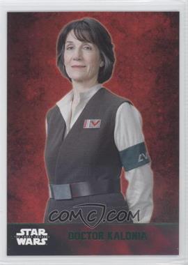 2015 Topps Star Wars: The Force Awakens Series 1 - [Base] - Lightsaber Green #33 - Doctor Kalonia