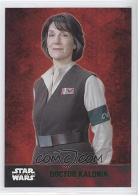 2015 Topps Star Wars: The Force Awakens Series 1 - [Base] - Lightsaber Green #33 - Doctor Kalonia