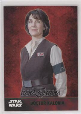 2015 Topps Star Wars: The Force Awakens Series 1 - [Base] - Lightsaber Green #33 - Doctor Kalonia