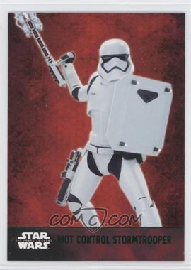 2015 Topps Star Wars: The Force Awakens Series 1 - [Base] - Lightsaber Green #8 - Riot Control Stormtrooper