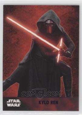 2015 Topps Star Wars: The Force Awakens Series 1 - [Base] - Lightsaber Purple #1 - Kylo Ren