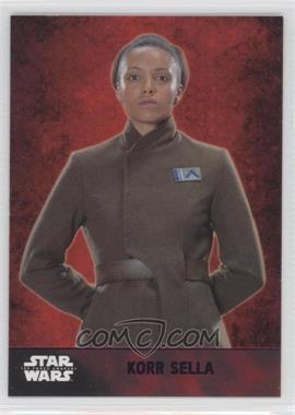 2015 Topps Star Wars: The Force Awakens Series 1 - [Base] - Lightsaber Purple #26 - Korr Sella