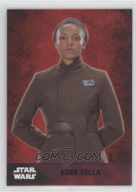 2015 Topps Star Wars: The Force Awakens Series 1 - [Base] - Lightsaber Purple #26 - Korr Sella