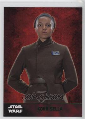 2015 Topps Star Wars: The Force Awakens Series 1 - [Base] - Lightsaber Purple #26 - Korr Sella