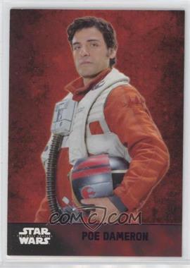 2015 Topps Star Wars: The Force Awakens Series 1 - [Base] - Lightsaber Purple #4 - Poe Dameron