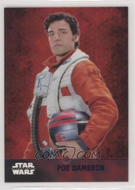 2015 Topps Star Wars: The Force Awakens Series 1 - [Base] - Lightsaber Purple #4 - Poe Dameron