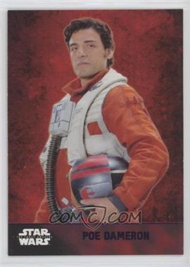 2015 Topps Star Wars: The Force Awakens Series 1 - [Base] - Lightsaber Purple #4 - Poe Dameron