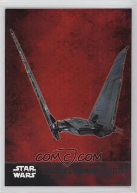 2015 Topps Star Wars: The Force Awakens Series 1 - [Base] #59 - Kylo Ren's Command Shuttle