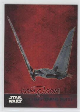 2015 Topps Star Wars: The Force Awakens Series 1 - [Base] #59 - Kylo Ren's Command Shuttle