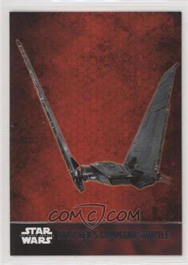 2015 Topps Star Wars: The Force Awakens Series 1 - [Base] #59 - Kylo Ren's Command Shuttle