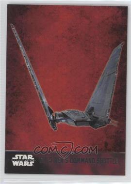 2015 Topps Star Wars: The Force Awakens Series 1 - [Base] #59 - Kylo Ren's Command Shuttle