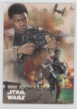 2015 Topps Star Wars: The Force Awakens Series 1 - Character Montages #2 - Finn