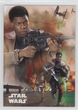 2015 Topps Star Wars: The Force Awakens Series 1 - Character Montages #2 - Finn