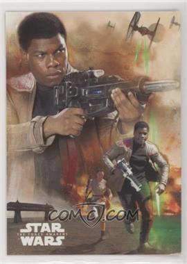 2015 Topps Star Wars: The Force Awakens Series 1 - Character Montages #2 - Finn