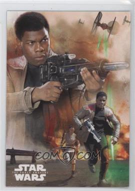 2015 Topps Star Wars: The Force Awakens Series 1 - Character Montages #2 - Finn