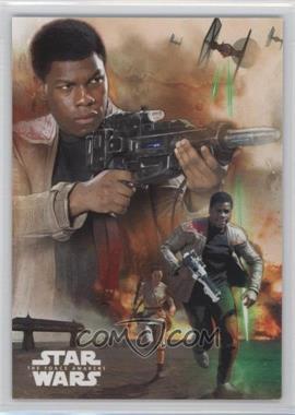 2015 Topps Star Wars: The Force Awakens Series 1 - Character Montages #2 - Finn