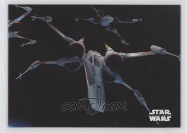 2015 Topps Star Wars: The Force Awakens Series 1 - Concept Art #1 - Resistance X-Wings