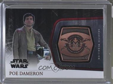 2015 Topps Star Wars: The Force Awakens Series 1 - Medallions - Bronze #M-23 - The Resistance - Poe Dameron