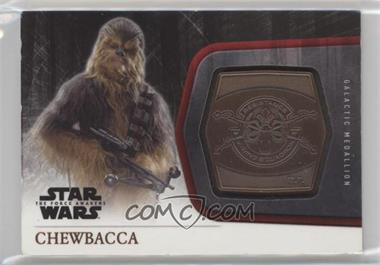 2015 Topps Star Wars: The Force Awakens Series 1 - Medallions - Bronze #M-26 - The Resistance - Chewbacca