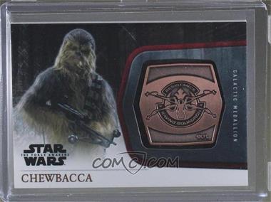 2015 Topps Star Wars: The Force Awakens Series 1 - Medallions - Bronze #M-26 - The Resistance - Chewbacca