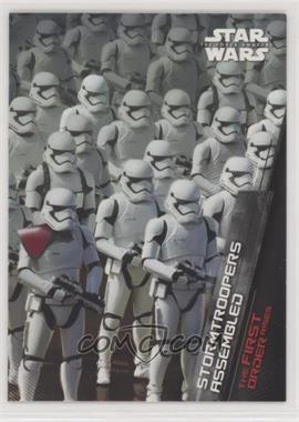 2015 Topps Star Wars: The Force Awakens Series 1 - The First Order Rises #FO-5 - Stormtroopers Assembled