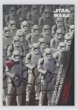 2015 Topps Star Wars: The Force Awakens Series 1 - The First Order Rises #FO-5 - Stormtroopers Assembled