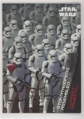 2015 Topps Star Wars: The Force Awakens Series 1 - The First Order Rises #FO-5 - Stormtroopers Assembled