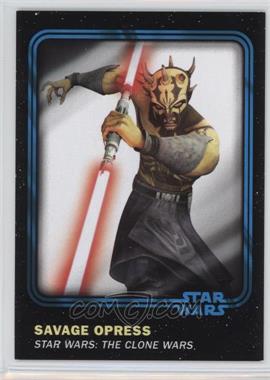 2016 Topps Star Wars Card Trader Physical Cards - [Base] - Blue #95 - Savage Opress