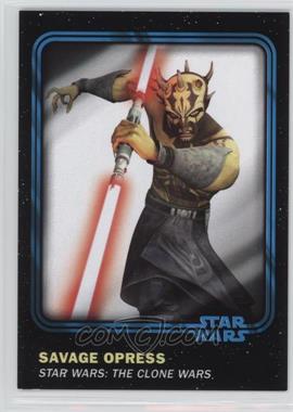 2016 Topps Star Wars Card Trader Physical Cards - [Base] - Blue #95 - Savage Opress