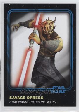 2016 Topps Star Wars Card Trader Physical Cards - [Base] - Blue #95 - Savage Opress