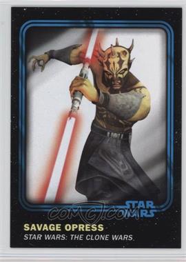 2016 Topps Star Wars Card Trader Physical Cards - [Base] - Blue #95 - Savage Opress